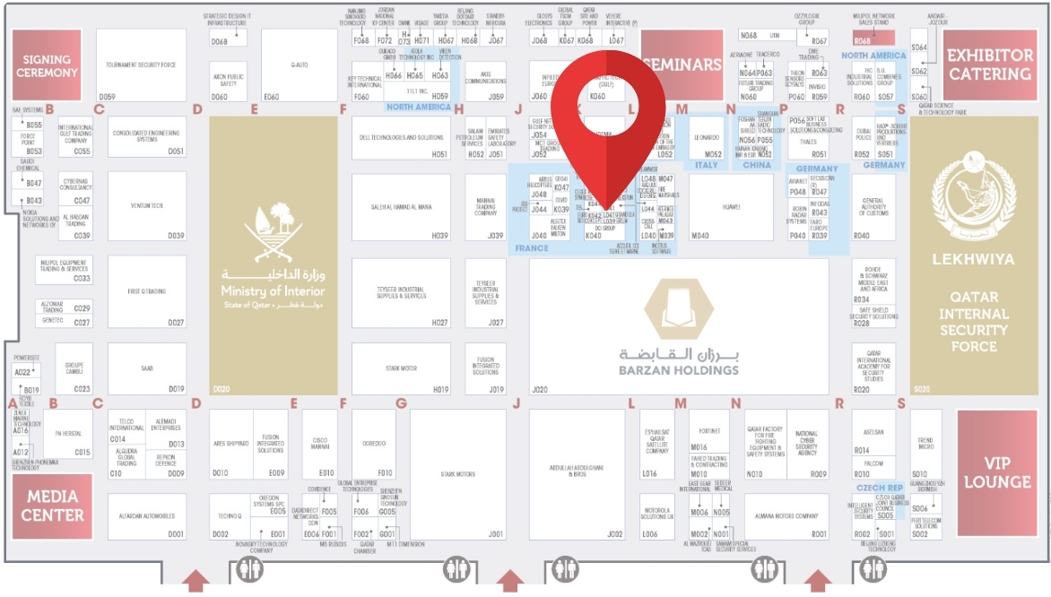 milipol floor plan