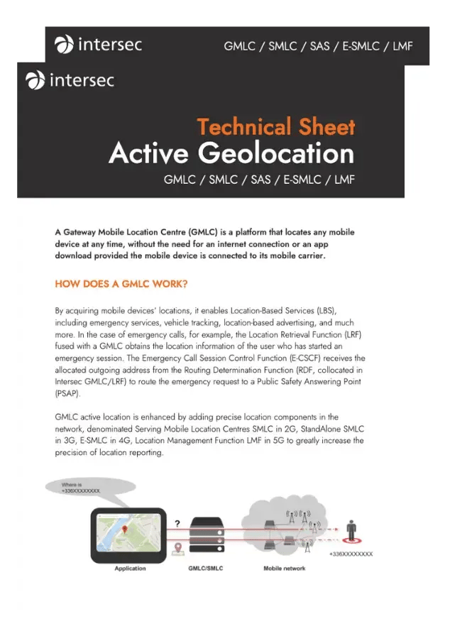 technical sheet active location gmlc smlc