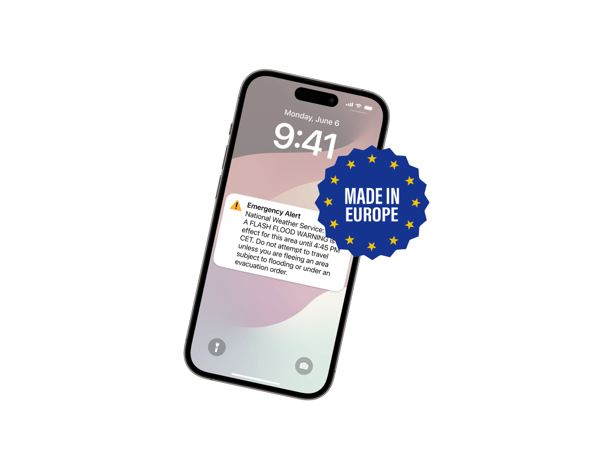 cell broadcast made in europe